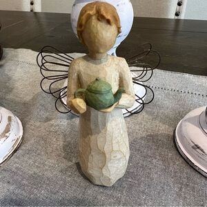Willow Tree Angel of the Kitchen Figurine with Teapot